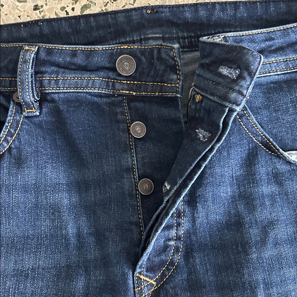 Diesel Men's Dark Blue Slim Jeans 34 - Picture 3 of 6